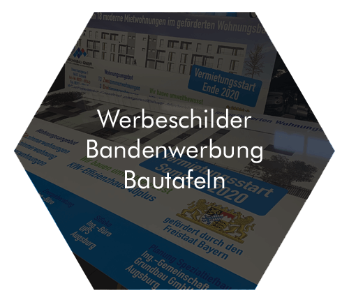 Leistungen Werbeschilder