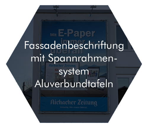 Leistungen Fassadenbeschriftung